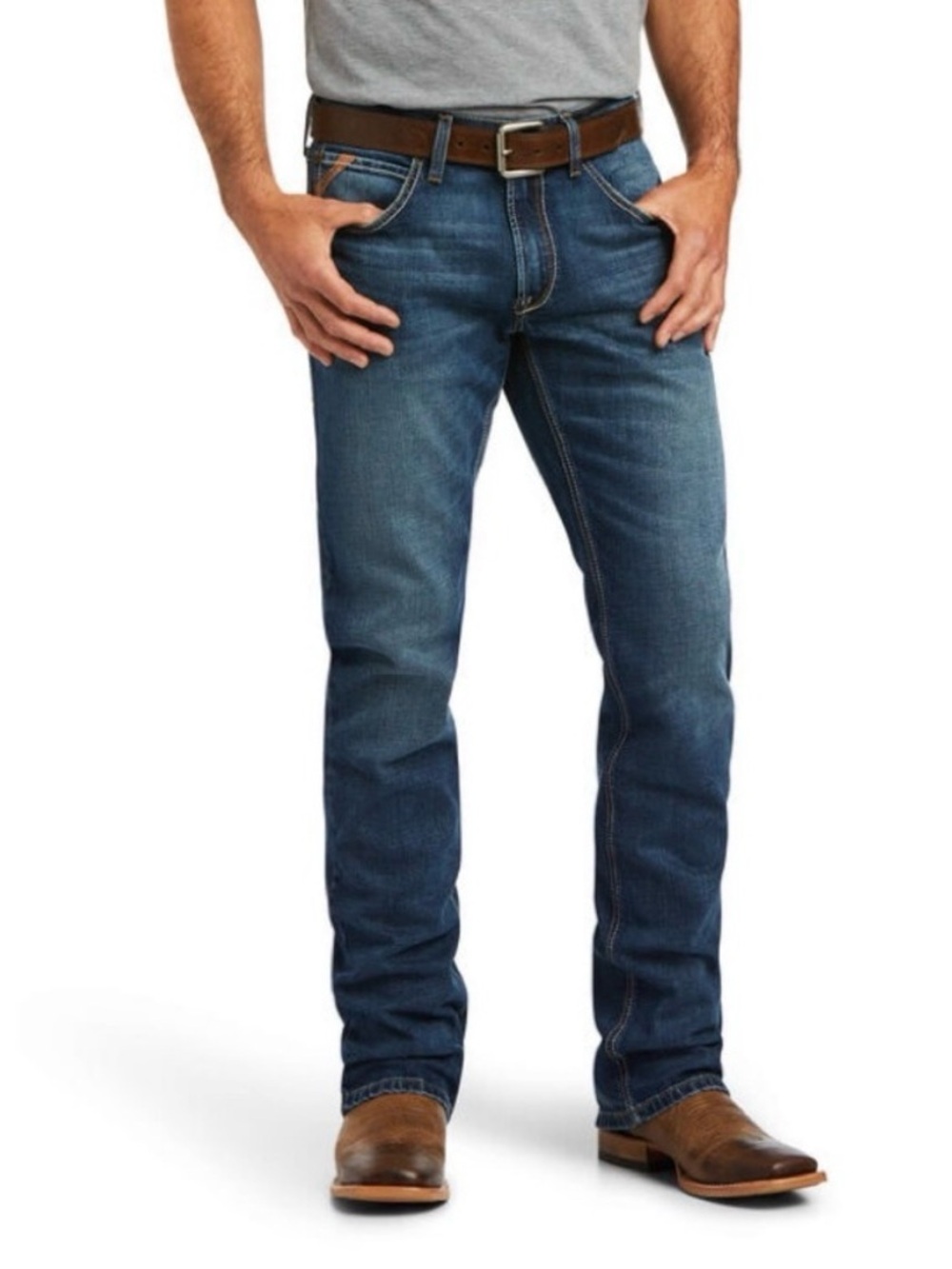 Ariat M5 Low Rise Straight Jeans Men's Size 36 x 30